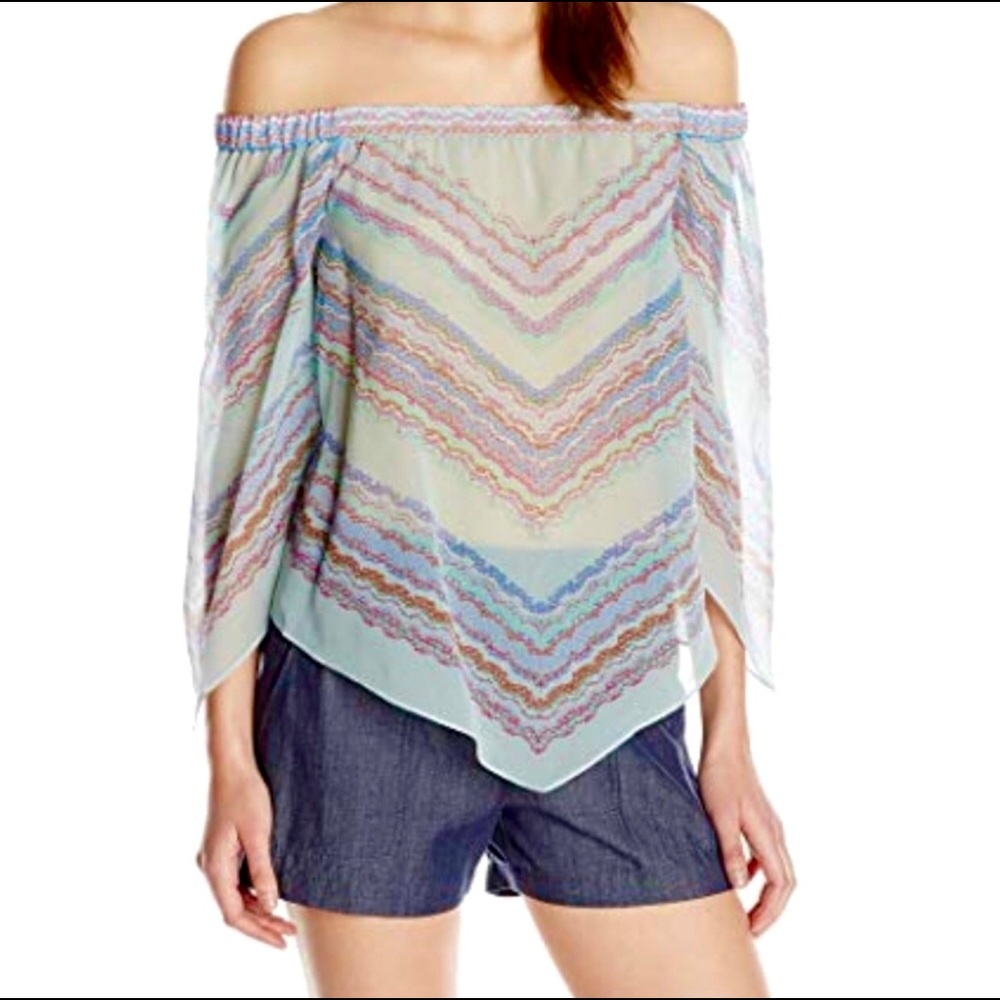 BCBG MAXAZRIA Octavia silk top